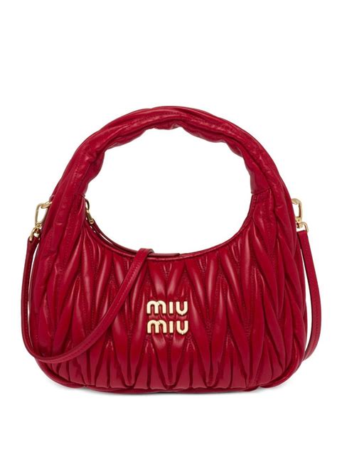 mini miu wander bag